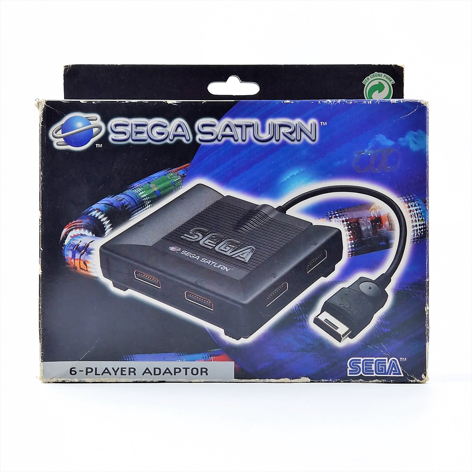 Sega Saturn Zubehör Artikel : 6-Player Adaptor - OVP Anleitung | Multi Tap