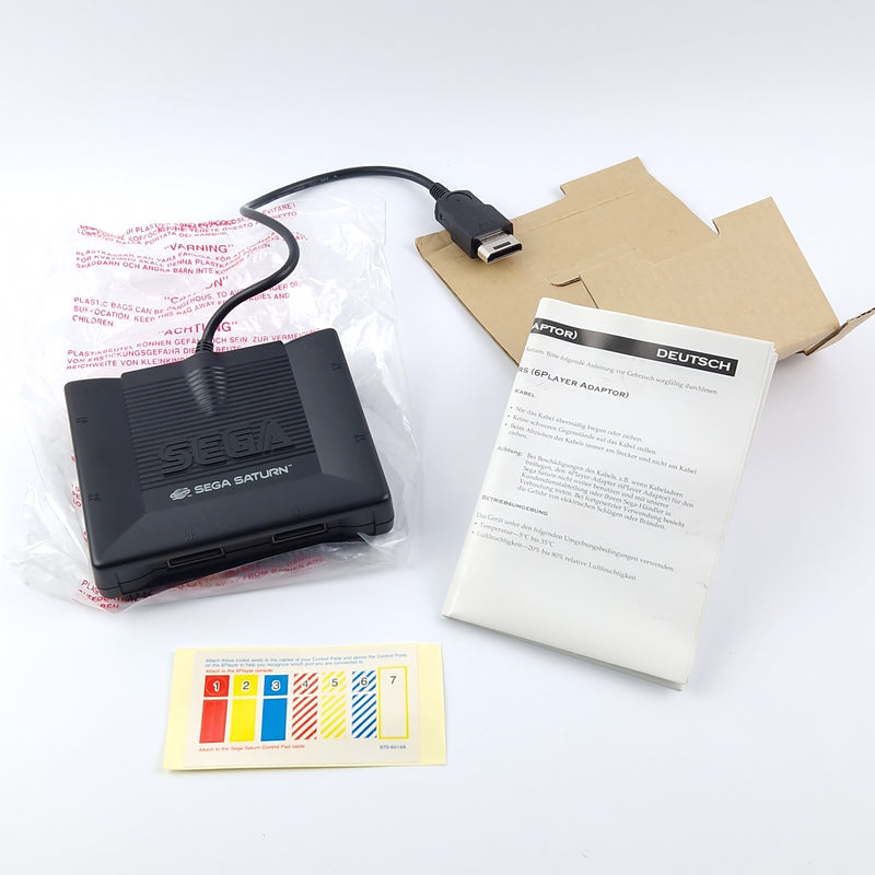 Sega Saturn Accessories Item: 6-Player Adapter - OVP Instructions | Multi Tap