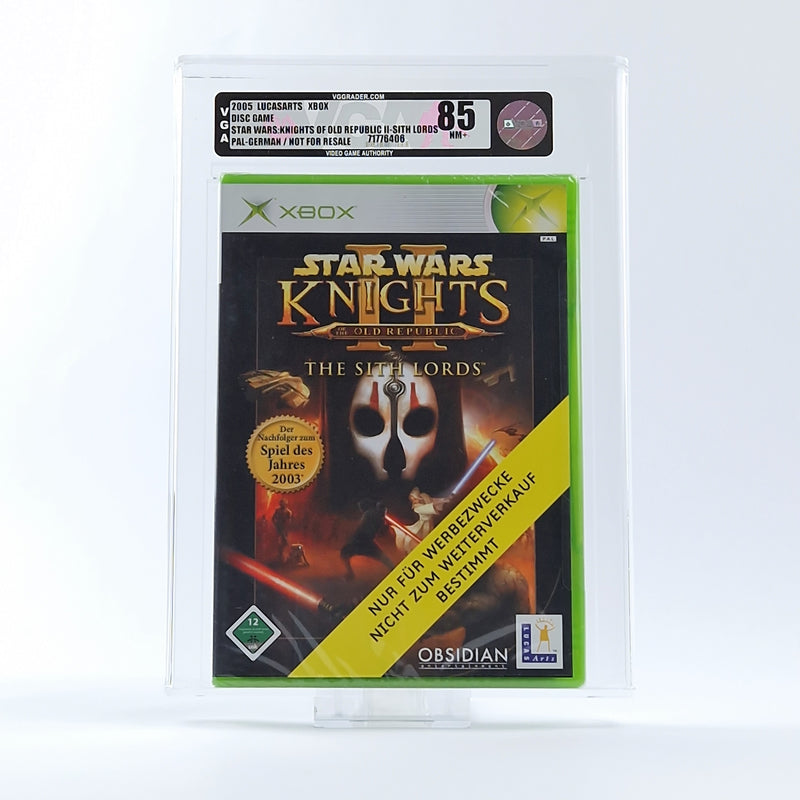 Xbox PROMO : Star Wars Knights of the old Republic II The Sith Lords NEU VGA 85