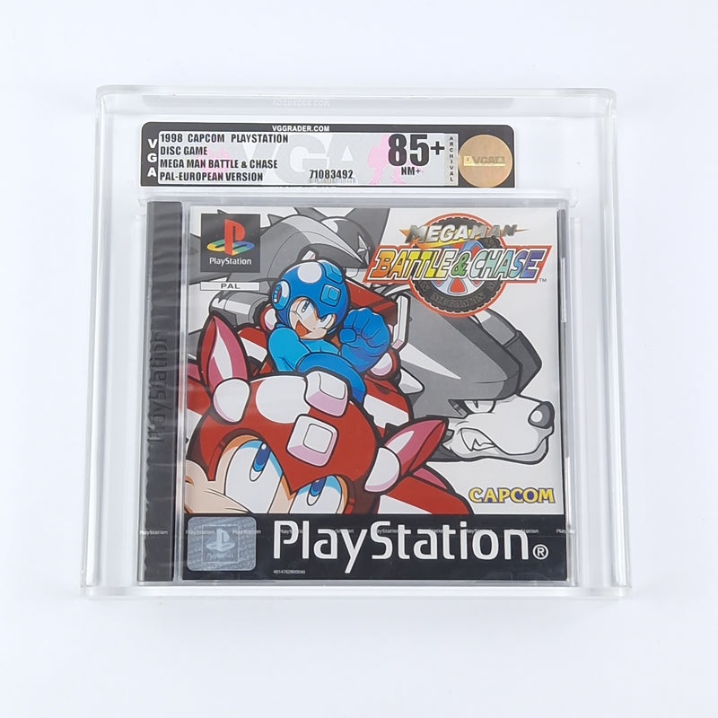 Playstation 1: Megaman Battle &amp; Chase - NEW SEALED PAL PS1 | VGA 85+ Mega Man