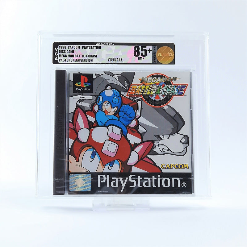 Playstation 1: Megaman Battle &amp; Chase - NEW SEALED PAL PS1 | VGA 85+ Mega Man