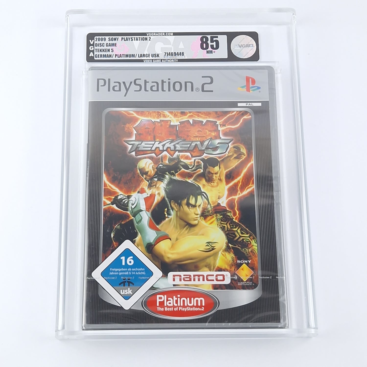 Sony Playstation 2 : Tekken 5 - Platinum OVP NEU SEALED PAL PS2 | VGA 85 NM+
