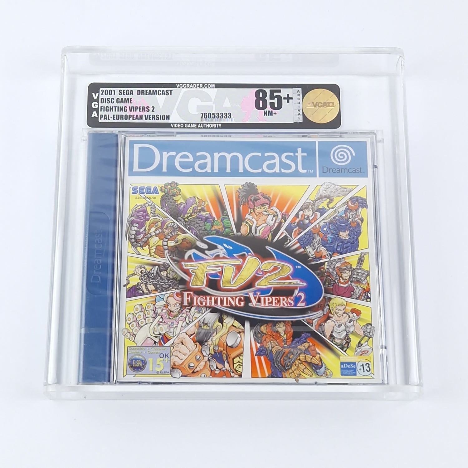 Sega Dreamcast Game: FV2 Fighting Vipers 2 - DC PAL NEW SEALED | VGA 85+ NM+
