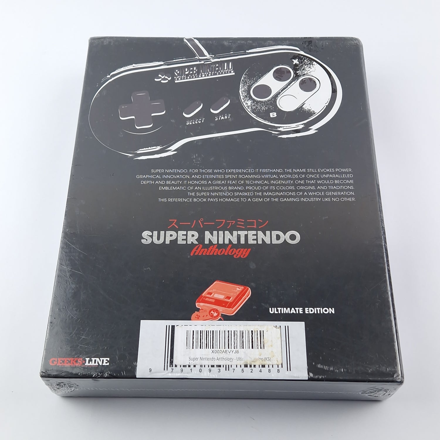 Super Nintendo Anthology Ultimate Edition Book Geeks Line Sony Nintendo History