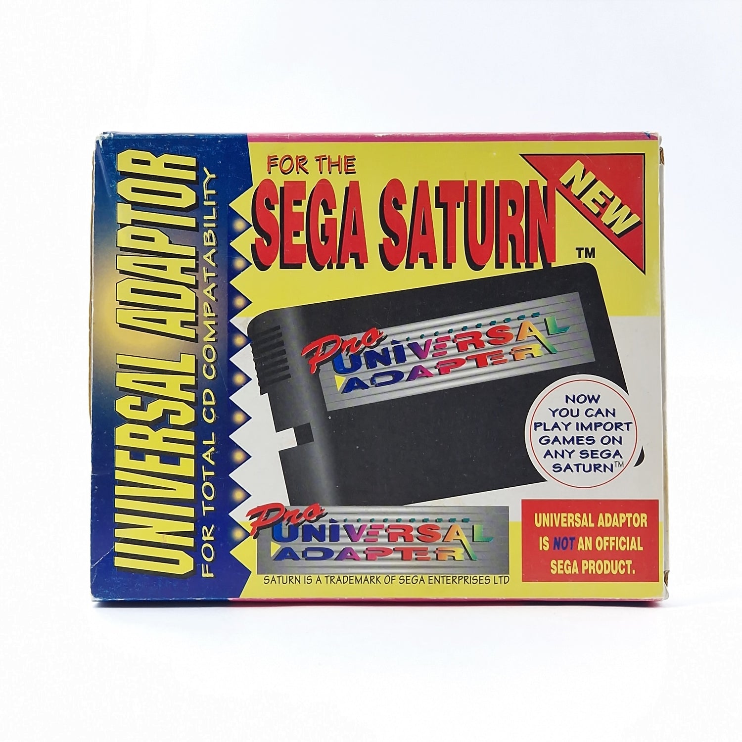 Sega Saturn Zubehör Artikel : Pro Universal Adapter - Play Import Games  OVP PAL