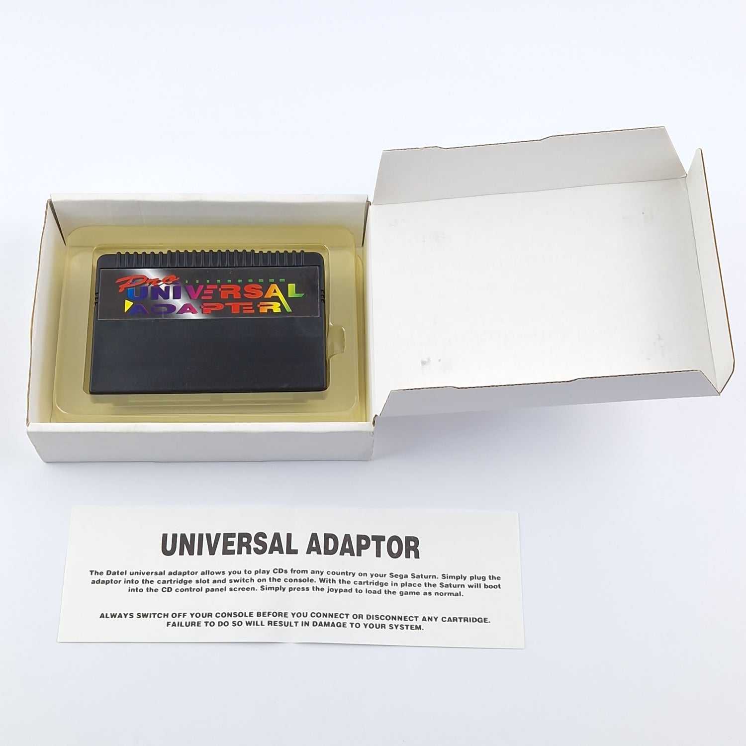 Sega Saturn Accessories Item: Pro Universal Adapter - Play Import Games OVP PAL
