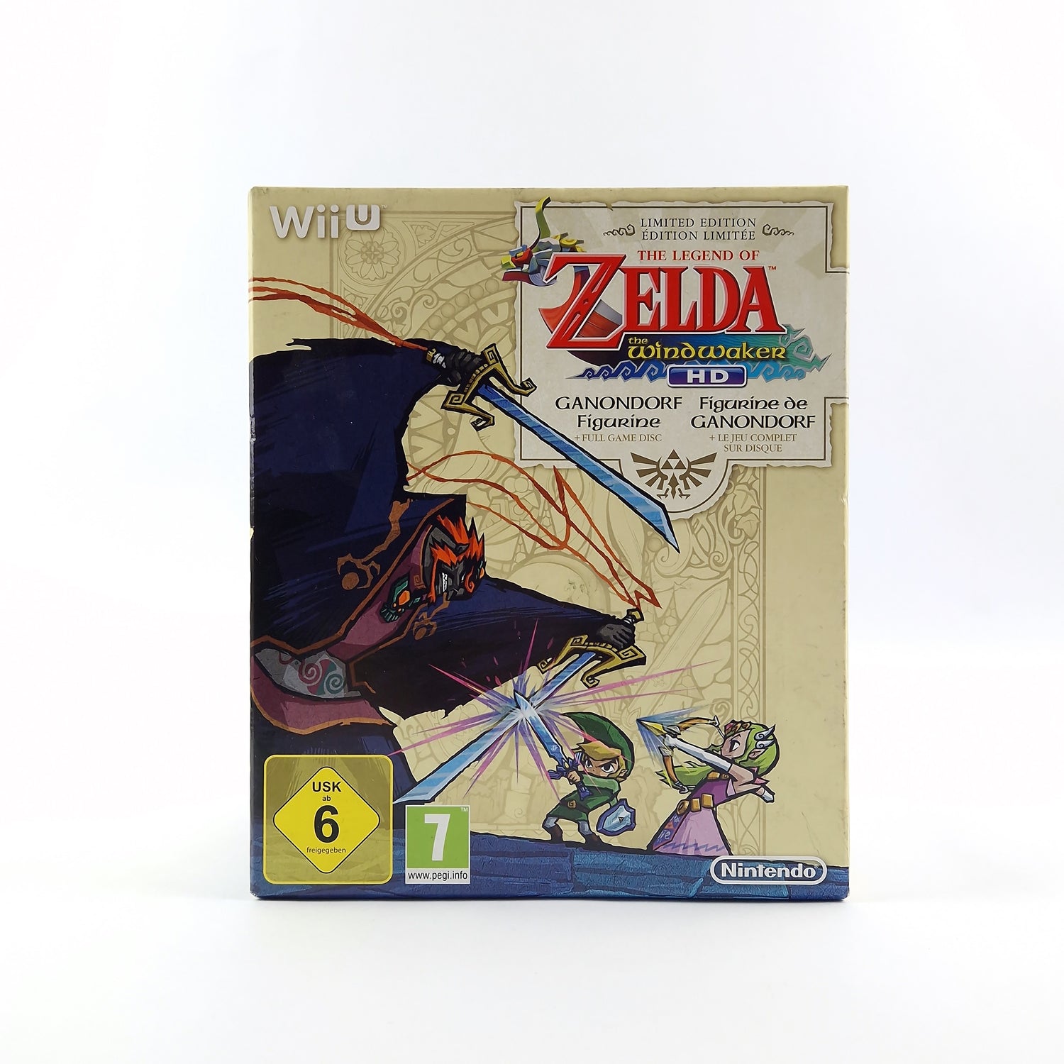 Nintendo Wii U Spiel : The Legend of Zelda The Windwaker HD Limited Edition NEU