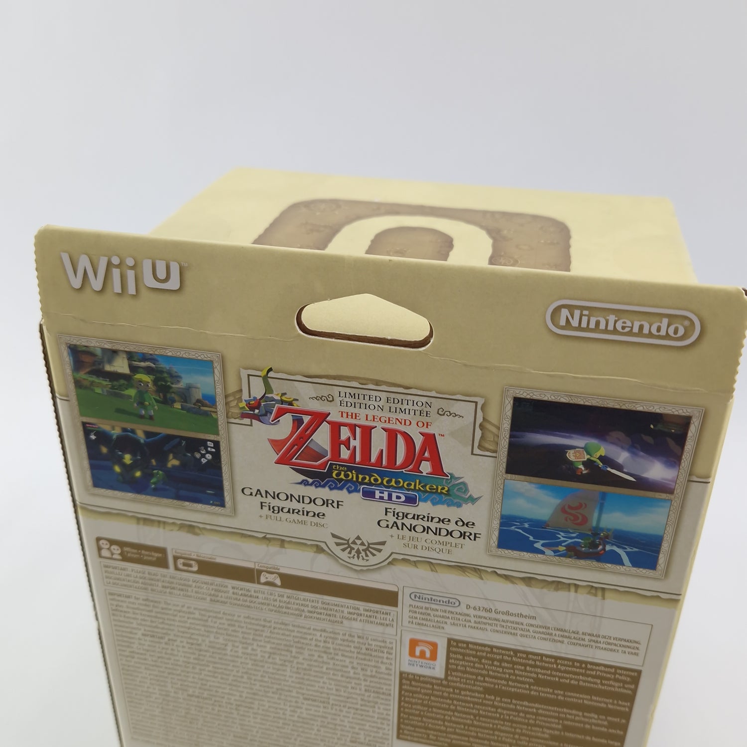Nintendo Wii U Spiel : The Legend of Zelda The Windwaker HD Limited Edition NEU