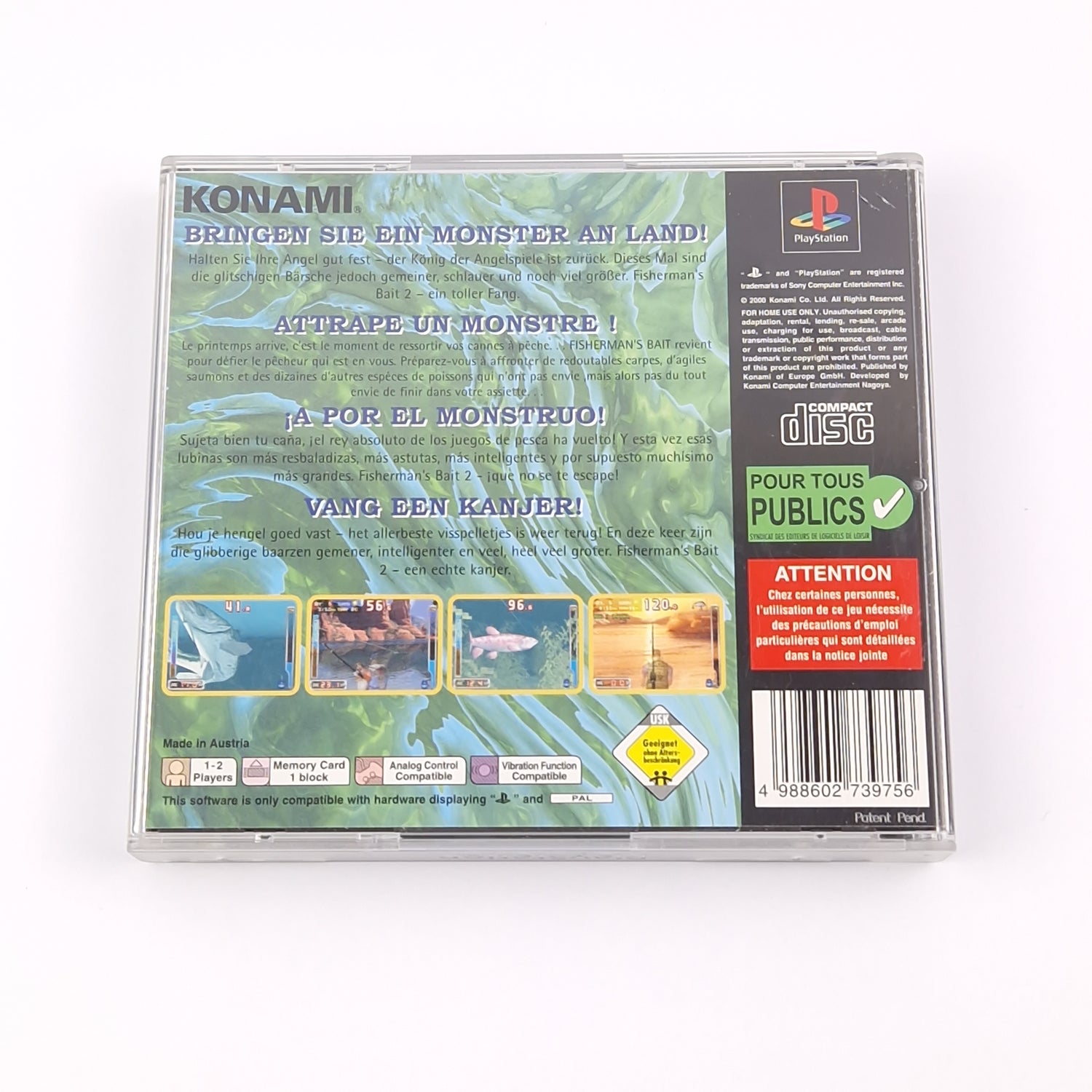 Sony Playstation 1 Spiel : Fisherman´s Bait 2 Big ol´ Bass - OVP Anl. PS1 [2]