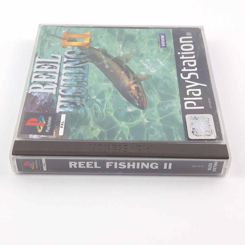 Sony Playstation 1 Spiel : Reel Fishing II 2 - OVP Anleitung - PS1 PSX PAL