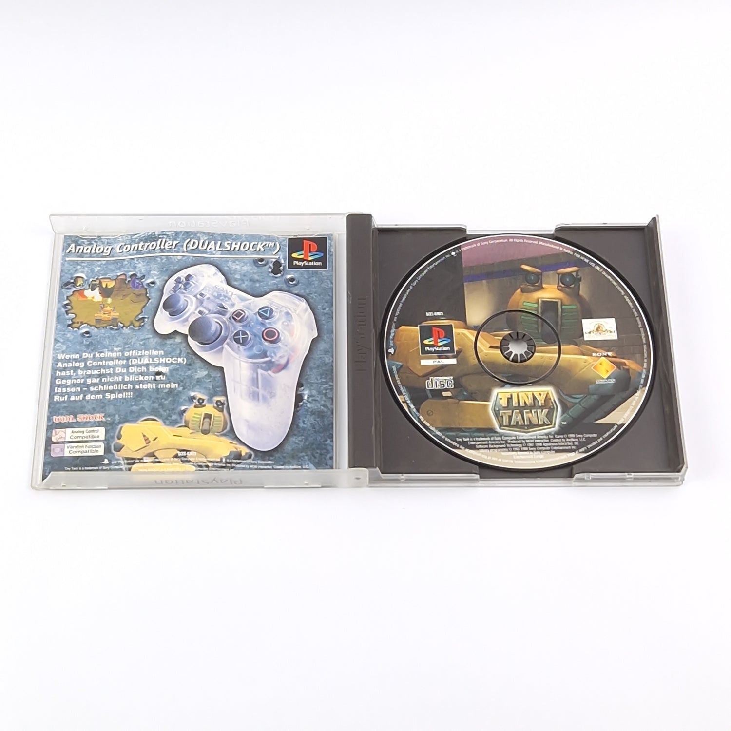 Sony Playstation 1 game: Tiny Tank - original packaging without instructions - PS1 PSX PAL