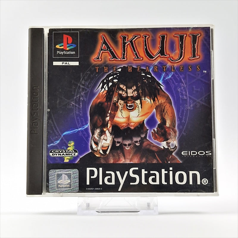 Sony Playstation 1 Spiel : Akuji The Heartless - OVP Anleitung - PS1 PSX PAL
