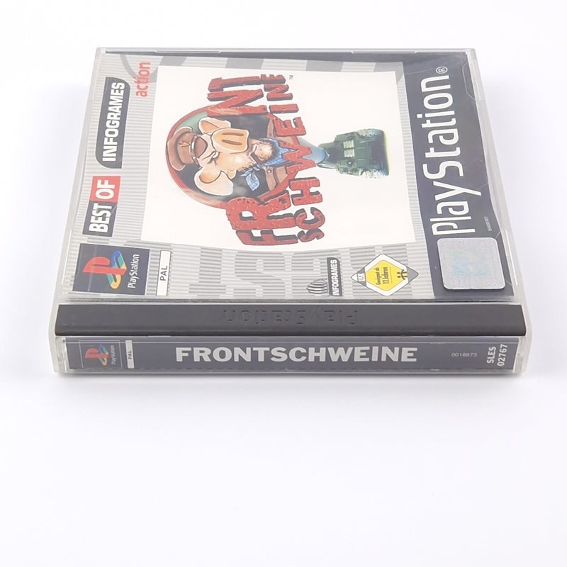 Sony Playstation 1 Spiel : Frontschweine Best of - OVP Anleitung - PS1 PSX PAL