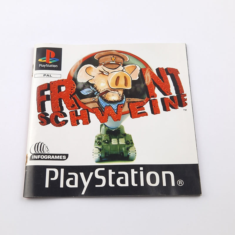 Sony Playstation 1 Spiel : Frontschweine Best of - OVP Anleitung - PS1 PSX PAL