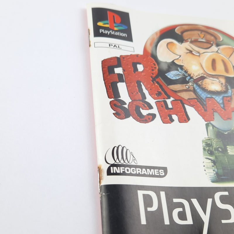 Sony Playstation 1 Spiel : Frontschweine Best of - OVP Anleitung - PS1 PSX PAL