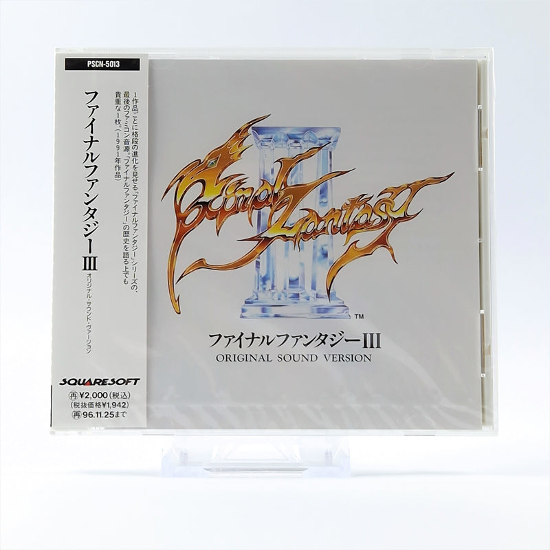 Original Video Game Soundtrack : Final Fantasy III 3 - Music CD - PS1 NEU