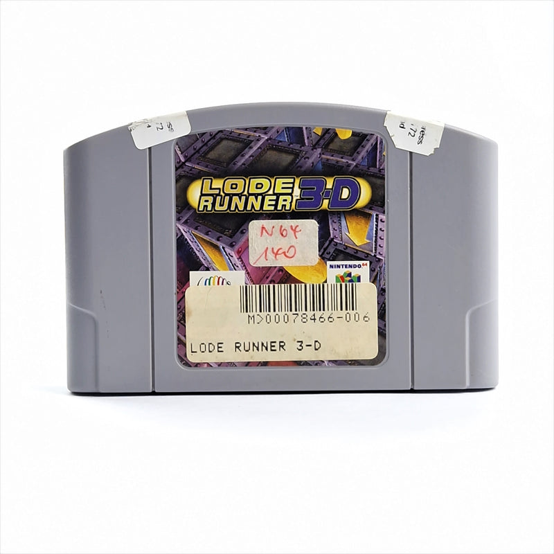 Nintendo 64 Spiel : Lode Runner 3-D - Modul / Cartridge | N64 Pal Game