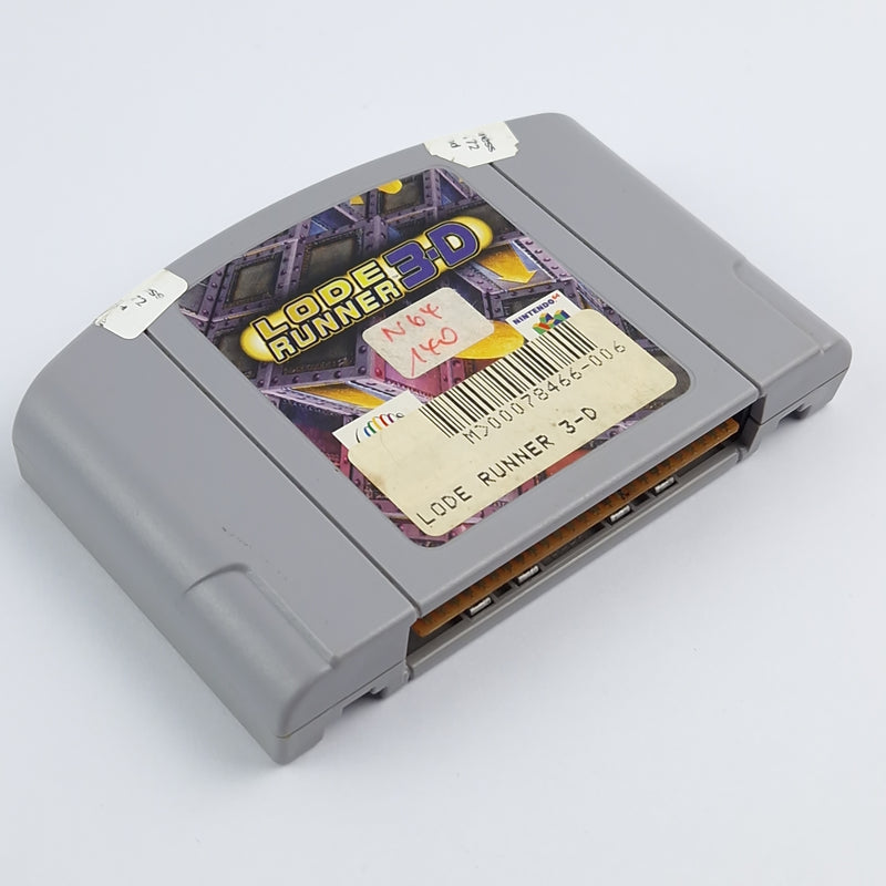 Nintendo 64 Spiel : Lode Runner 3-D - Modul / Cartridge | N64 Pal Game