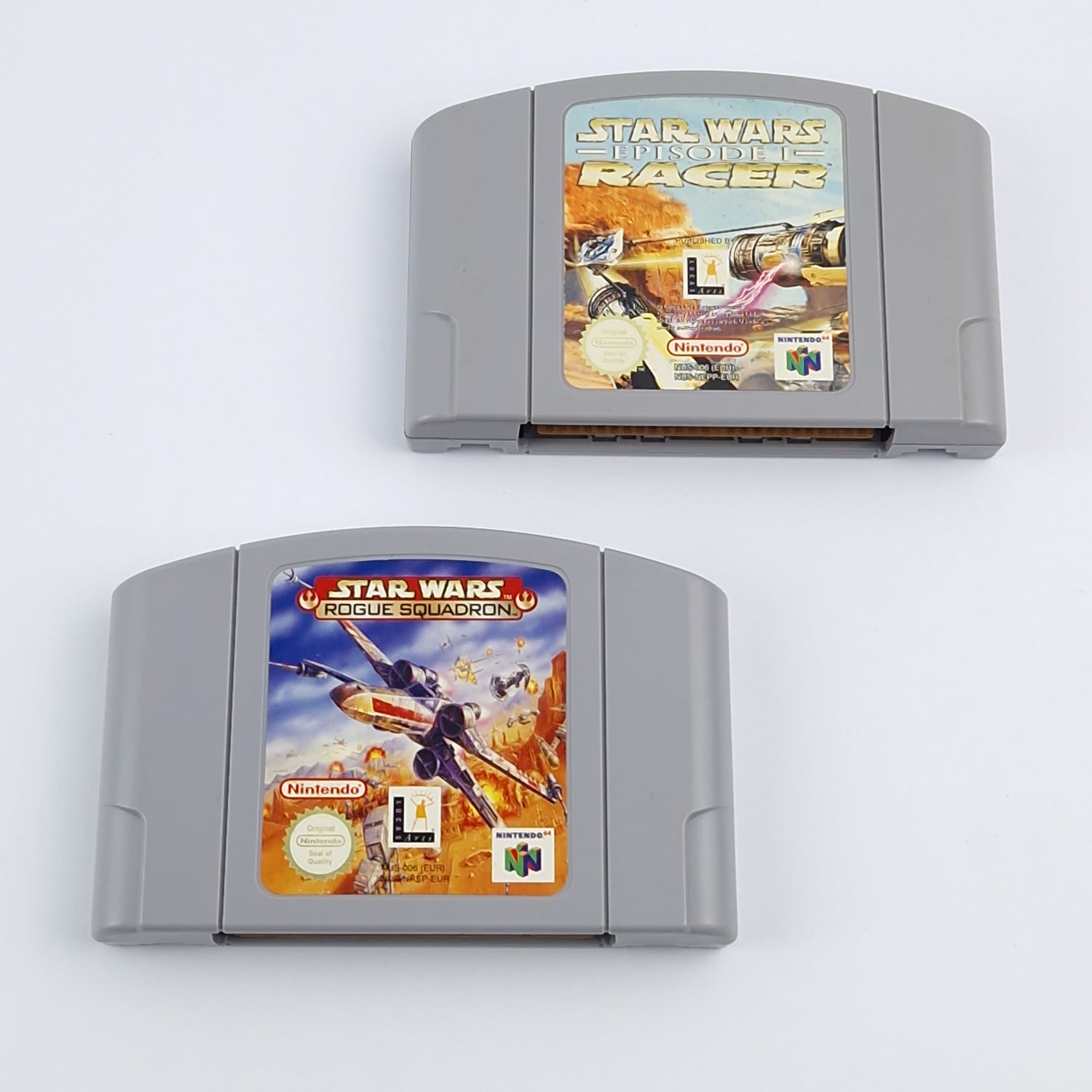 Nintendo 64 Spiele : Star Wars Rogue Squadron & Episode I Racer - Modul PAL