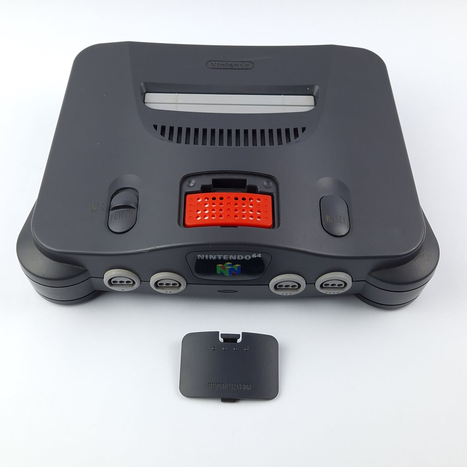 Nintendo 64 Konsole mit Expansion Pack, Controller, Kabel u. Mario 64 - PAL n64