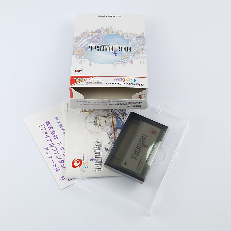 Wonderswan Color Spiel : Final Fantasy IV - OVP Anleitung Modul NTSC  Japan Game