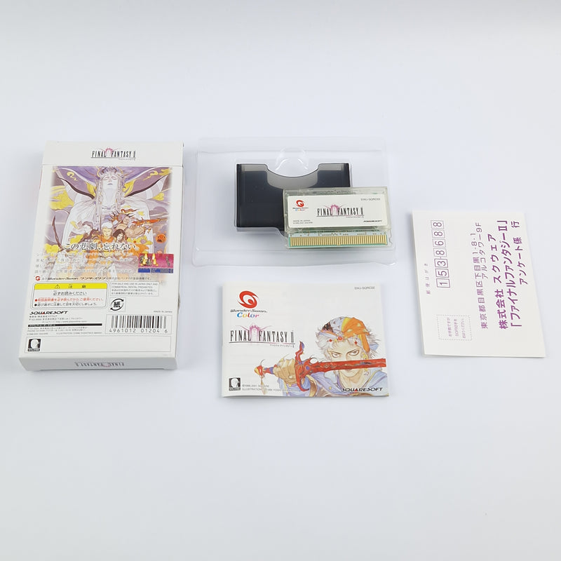 Bandai Wonderswan Color Console: Final Fantasy II Limited Edition - OVP JAPAN