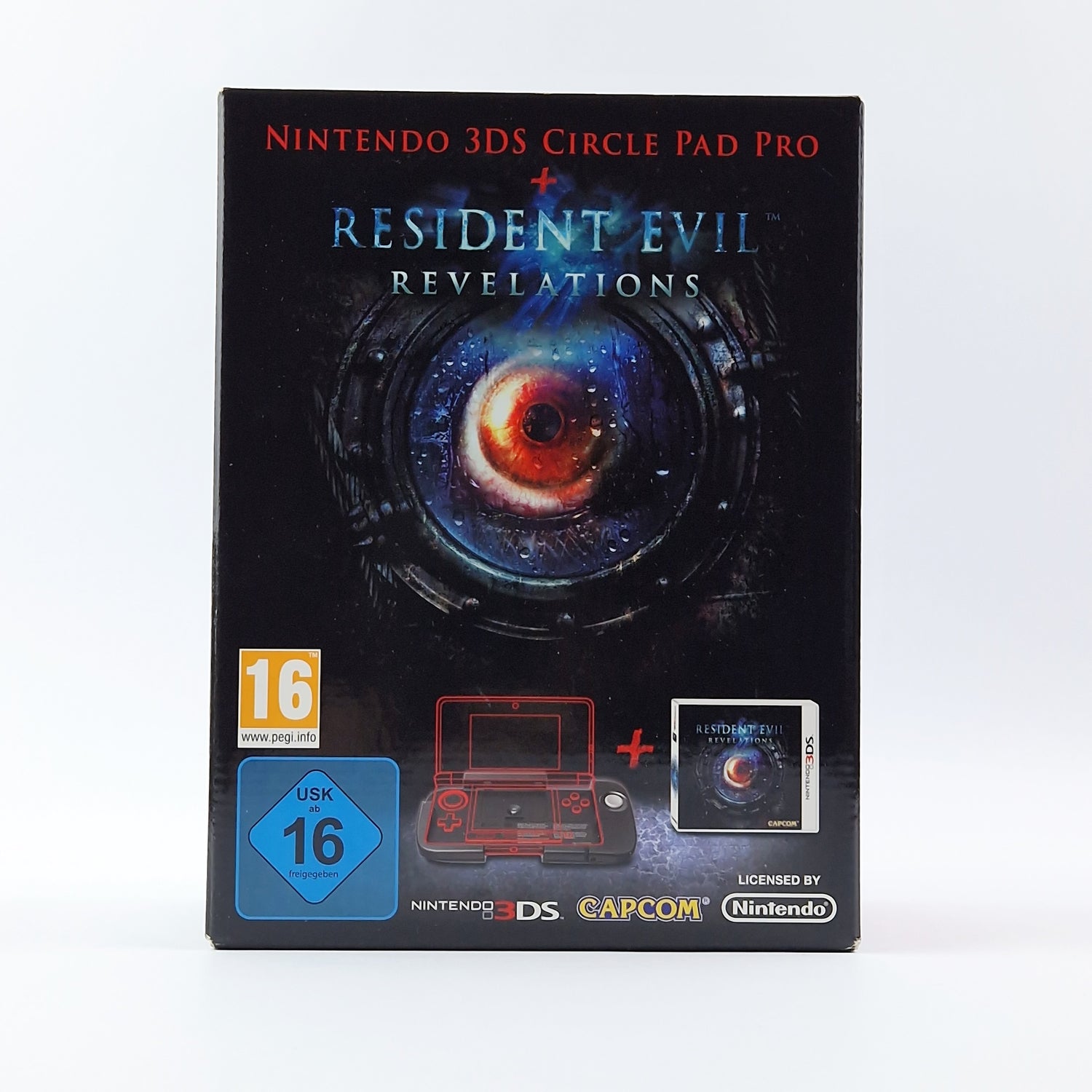 Nintendo 3DS Circle Pad Pro + Resident Evil Revelations - OVP PAL Handheld