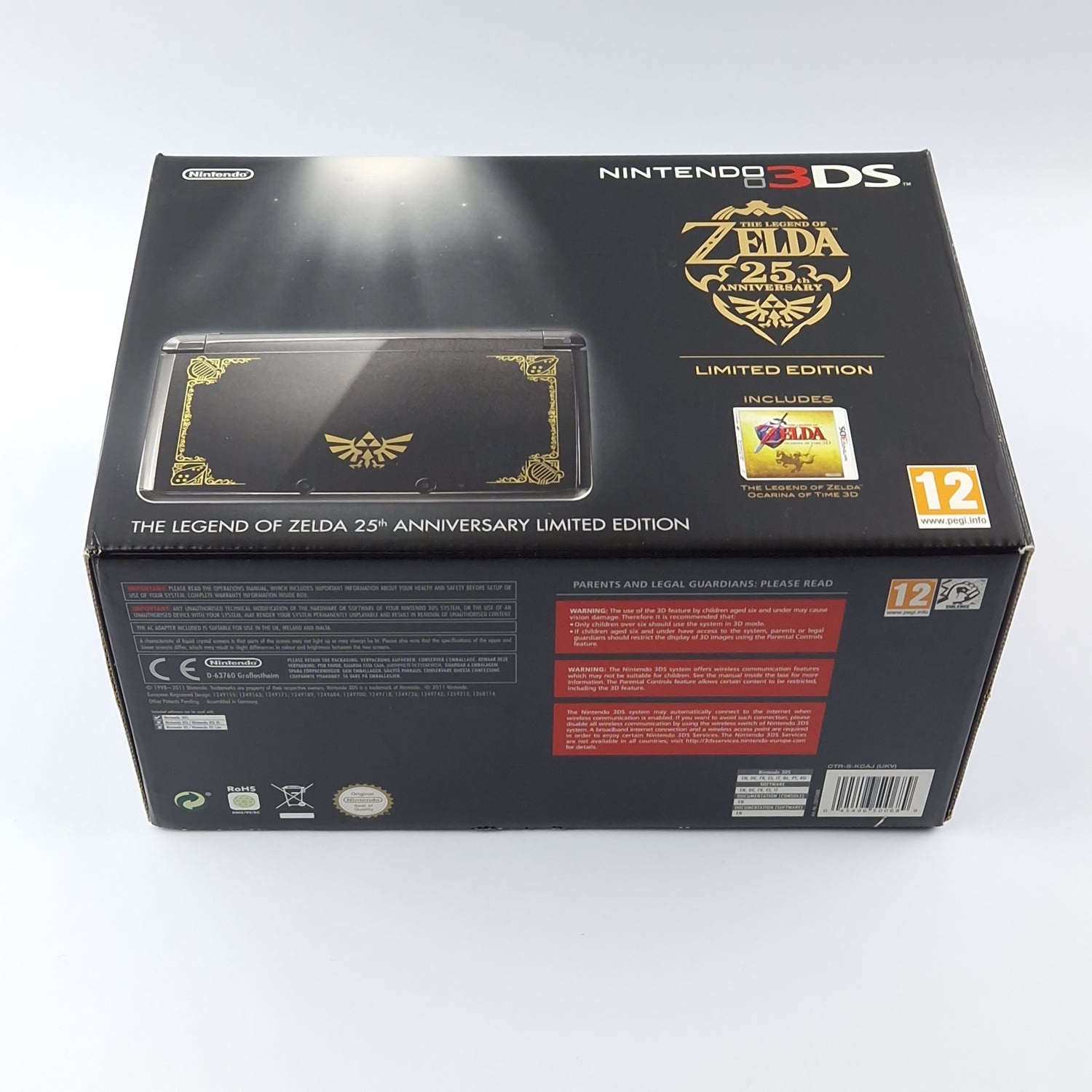 Nintendo 3DS Console: The Legend of Zelda 25th Anniversary Limited Edition OVP