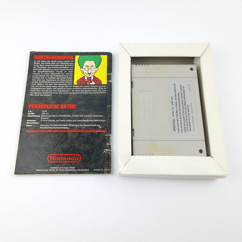 Super Nintendo Spiel : Sim City - OVP Anleitung Modul Cartridge | SNES PAL Game