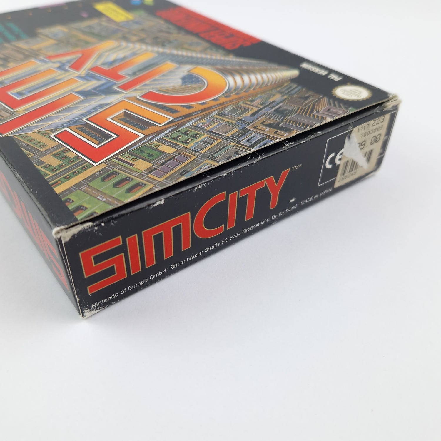 Super Nintendo Spiel : Sim City - OVP Anleitung Modul Cartridge | SNES PAL Game