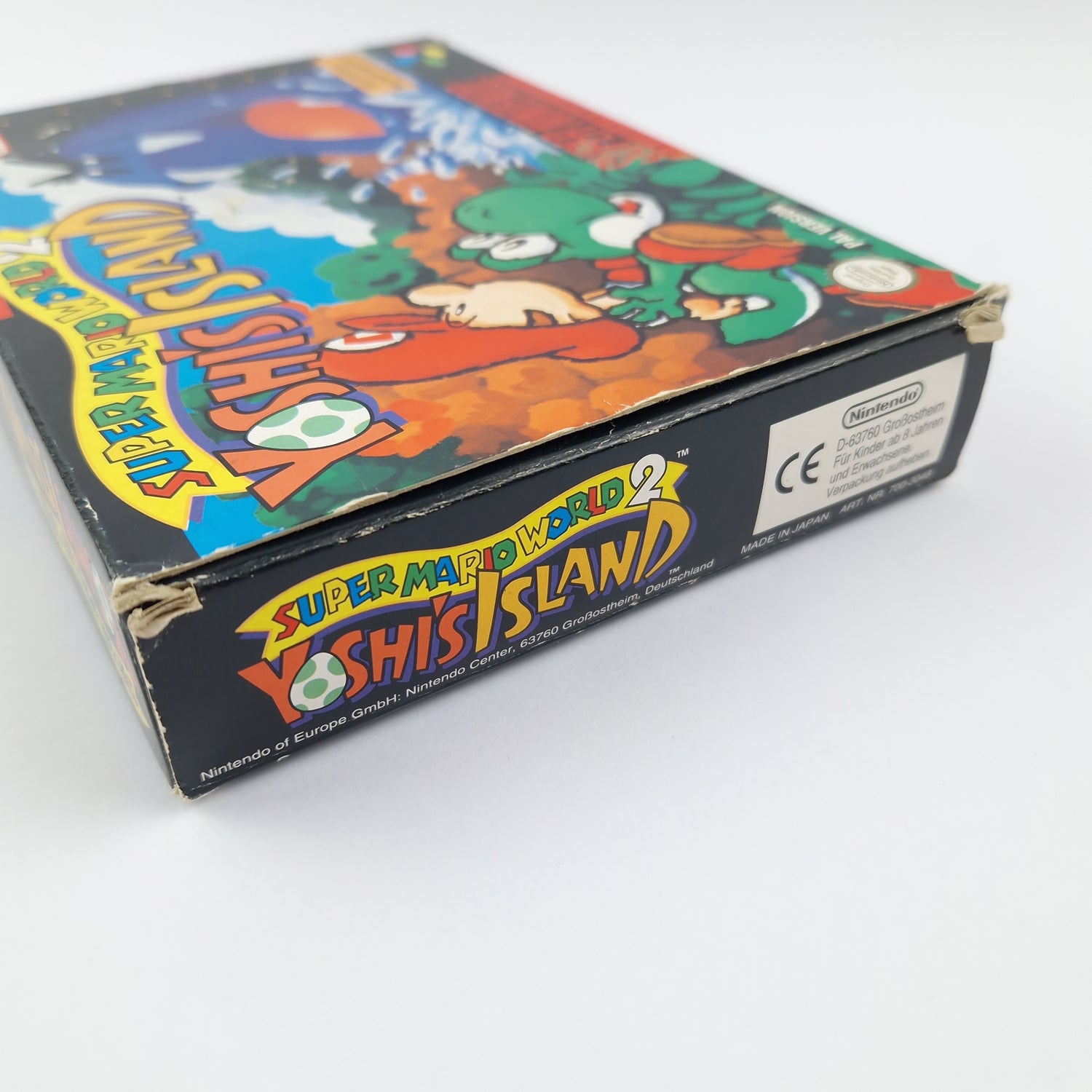 Super Nintendo game: SMW2 Yoshi's Island - OVP instructions module | SNES PAL NOE