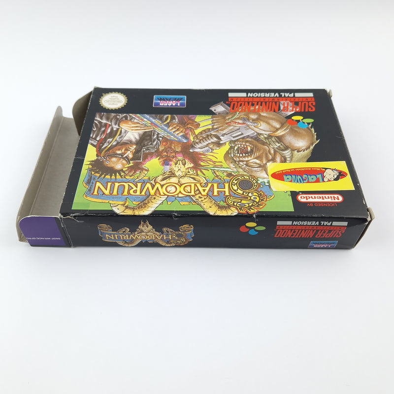 Super Nintendo Spiel : Shadowrun - OVP Anleitung Modul | SNES PAL NOE