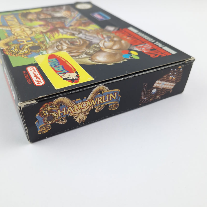 Super Nintendo Spiel : Shadowrun - OVP Anleitung Modul | SNES PAL NOE