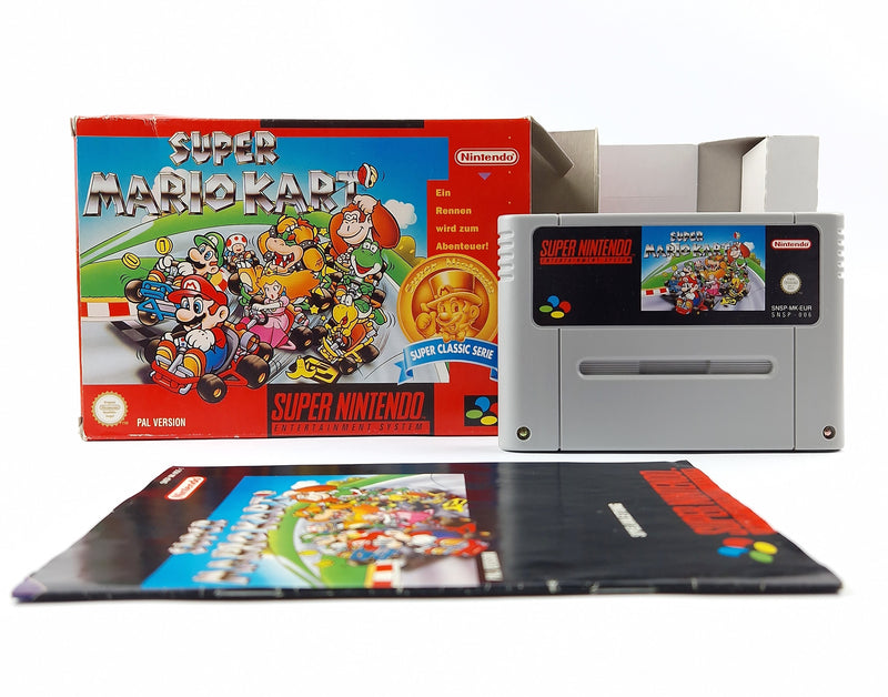 Super Nintendo game: Super Mario Kart - original packaging instructions module | SNES PAL NOE