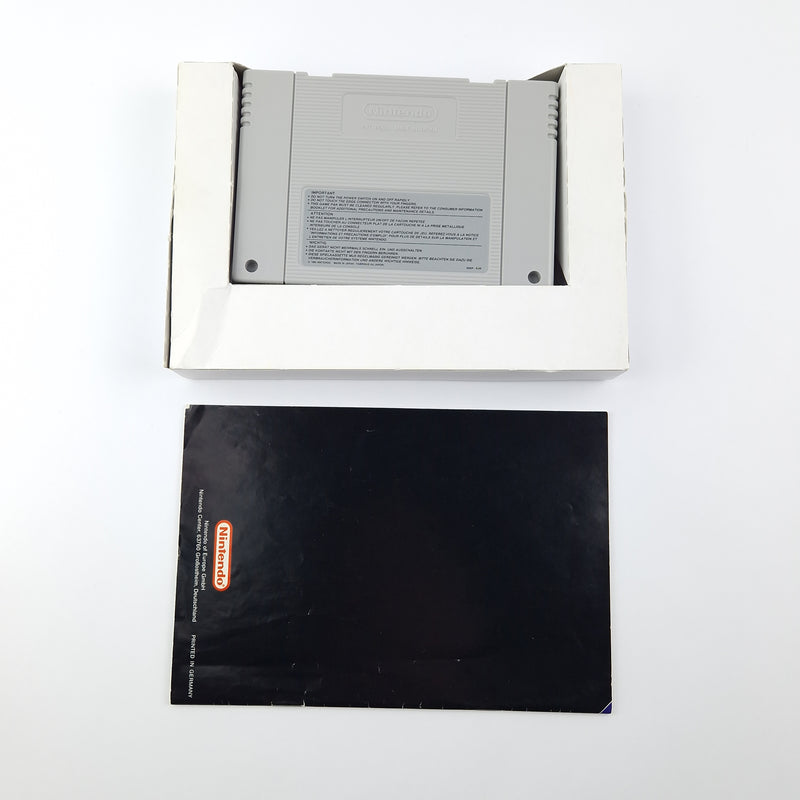 Super Nintendo game: Super Mario Kart - original packaging instructions module | SNES PAL NOE