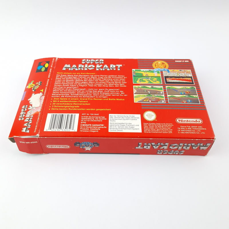 Super Nintendo game: Super Mario Kart - original packaging instructions module | SNES PAL NOE