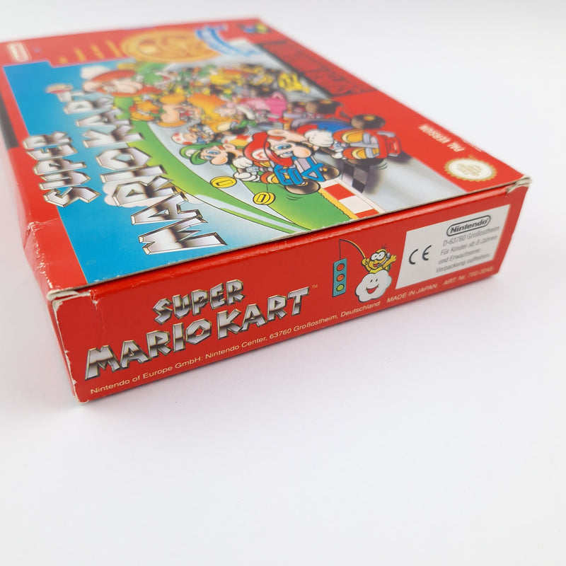 Super Nintendo game: Super Mario Kart - original packaging instructions module | SNES PAL NOE