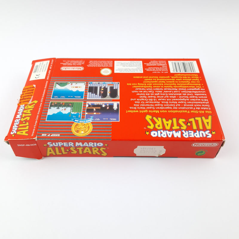 Super Nintendo Spiel : Super Mario Allstars - OVP Anleitung Modul | SNES PAL NOE