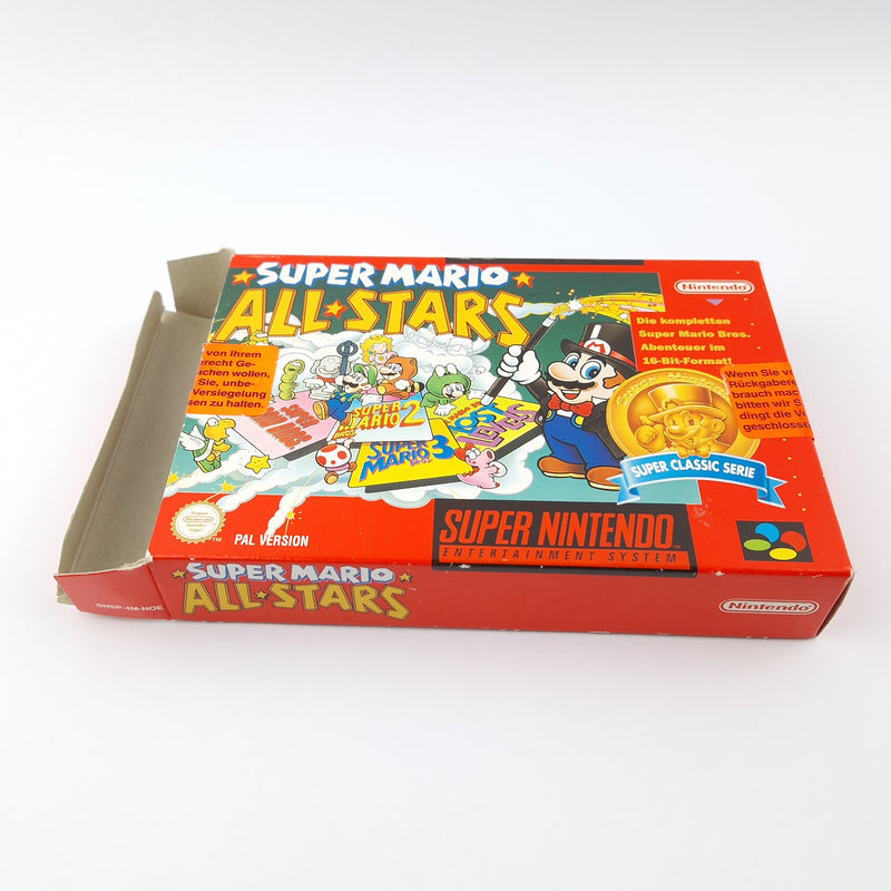 Super Nintendo Spiel : Super Mario Allstars - OVP Anleitung Modul | SNES PAL NOE