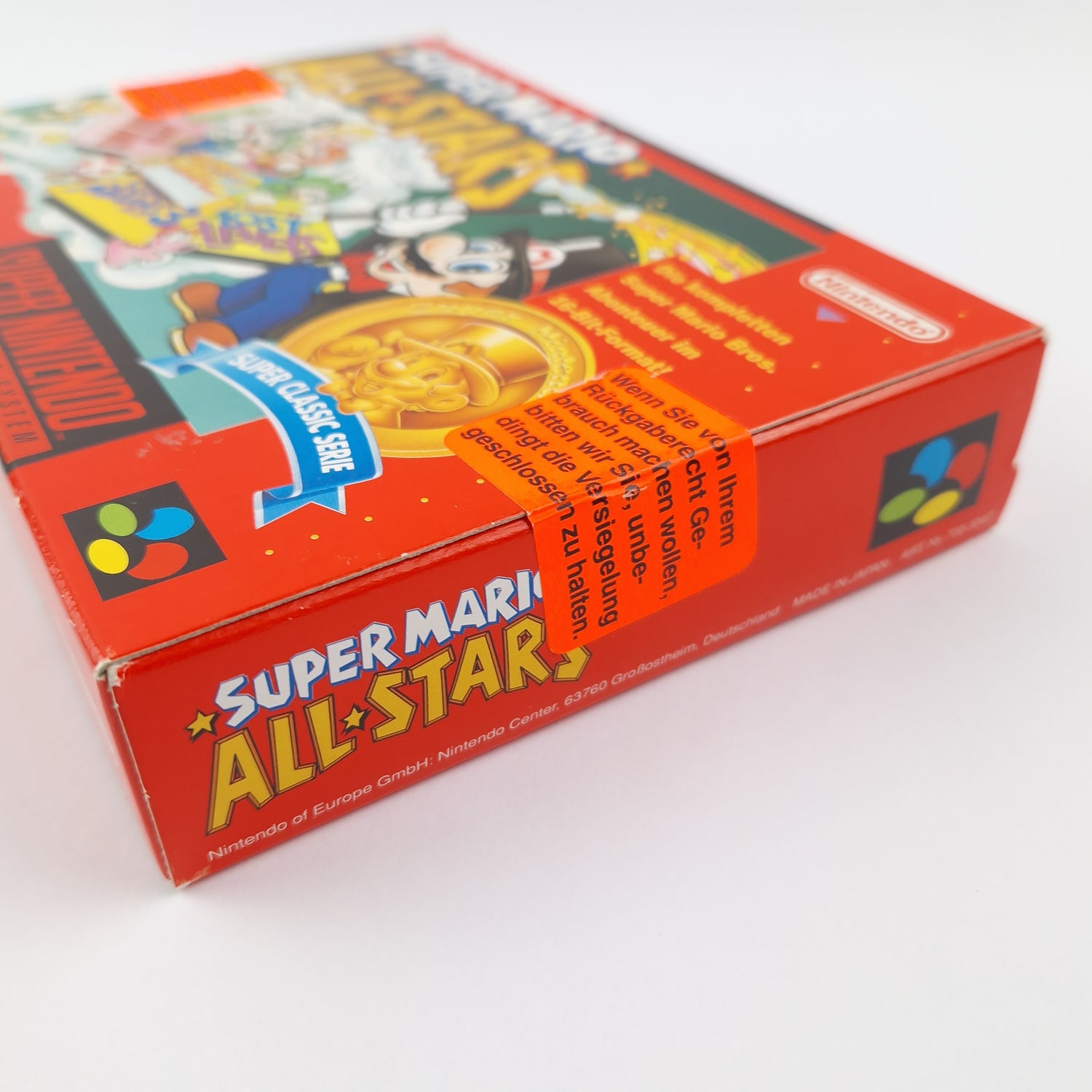 Super Nintendo Spiel : Super Mario Allstars - OVP Anleitung Modul | SNES PAL NOE