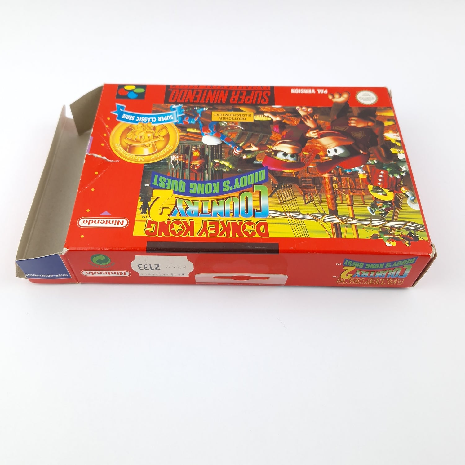 Super Nintendo Spiel : Donkey Kong Country 2 - OVP Anleitung Modul | SNES PAL