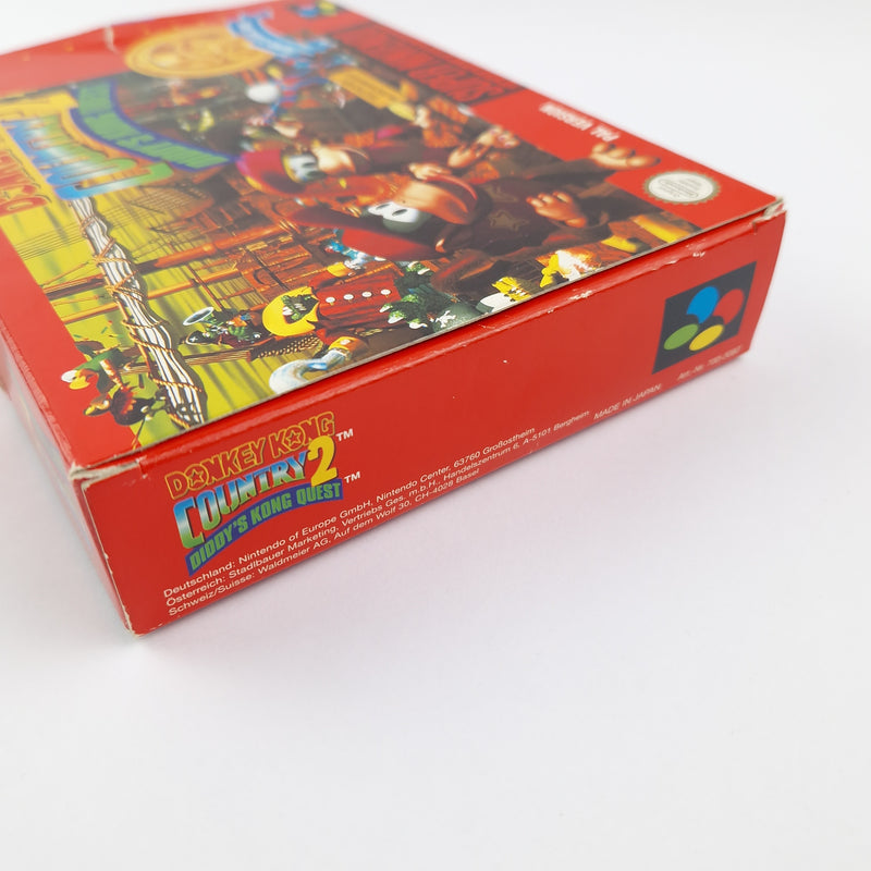 Super Nintendo Spiel : Donkey Kong Country 2 - OVP Anleitung Modul | SNES PAL
