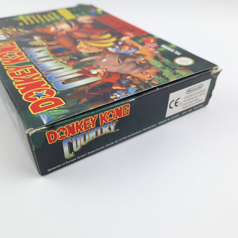 Super Nintendo Spiel : Donkey Kong Country - OVP Anleitung Modul | SNES PAL