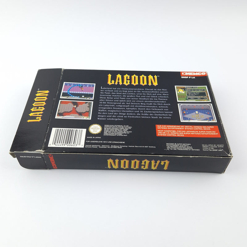 Super Nintendo Spiel : Lagoon - OVP Anleitung Modul | SNES PAL FRG/SFRG
