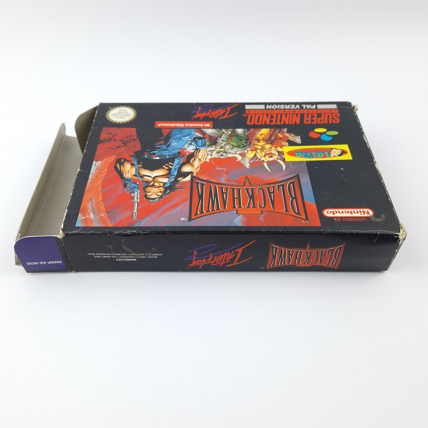 Super Nintendo Spiel : Blackhawk - OVP Anleitung Modul | SNES PAL NOE
