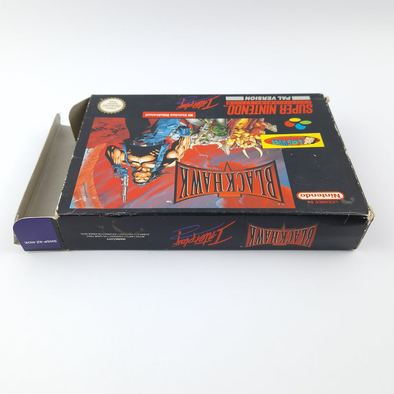 Super Nintendo Spiel : Blackhawk - OVP Anleitung Modul | SNES PAL NOE