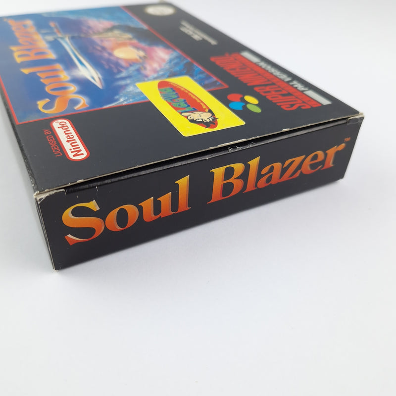 Super Nintendo Spiel : Soul Blazer - OVP Anleitung Modul | SNES PAL NOE