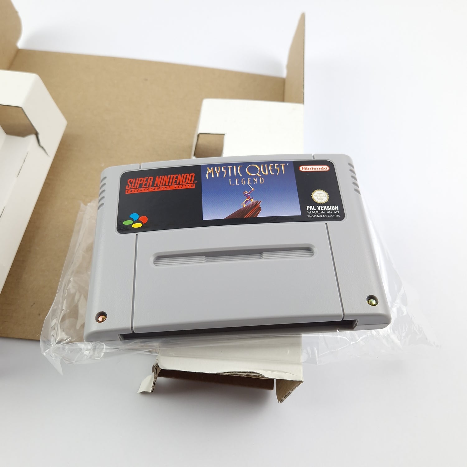 Super Nintendo Game: Mystic Quest Legend - OVP Instructions Module | SNES big box
