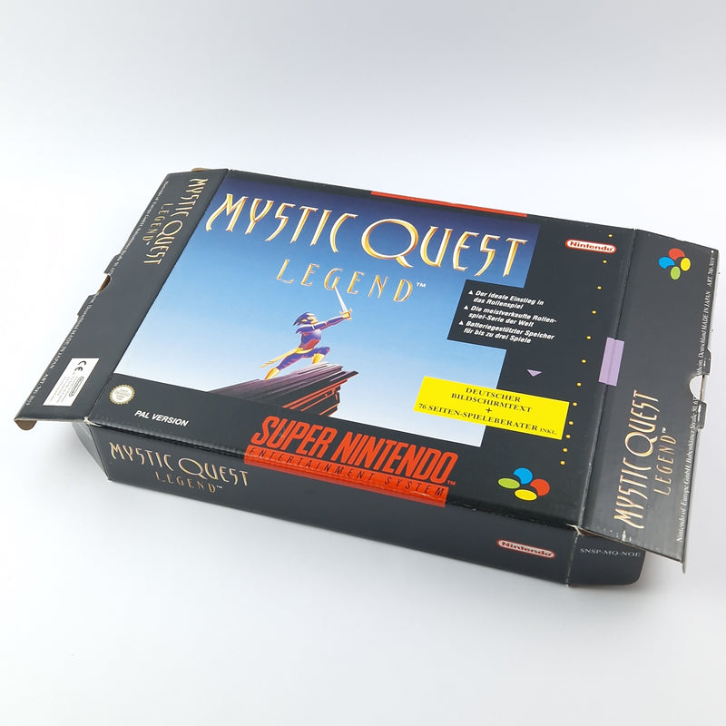 Super Nintendo Game: Mystic Quest Legend - OVP Instructions Module | SNES big box
