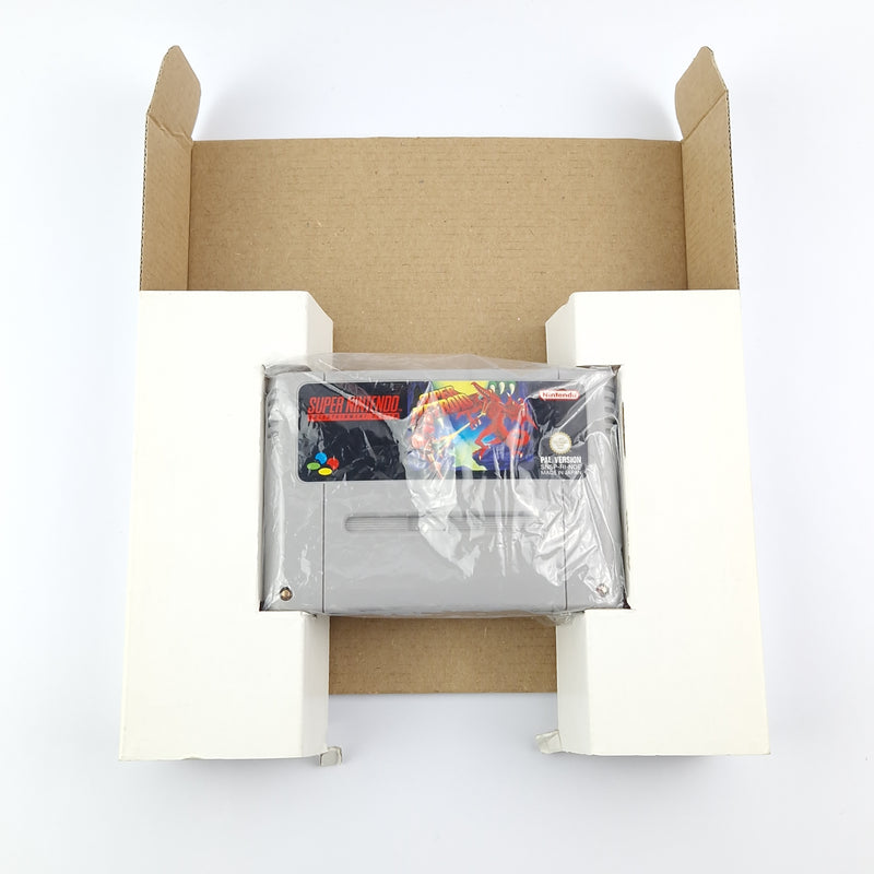 Super Nintendo Spiel : Super Metroid - OVP Anleitung Modul | SNES Big Box PAL